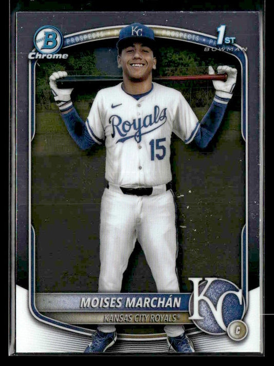 2025 Bowman Chrome #BCP-242 Moises Marchan