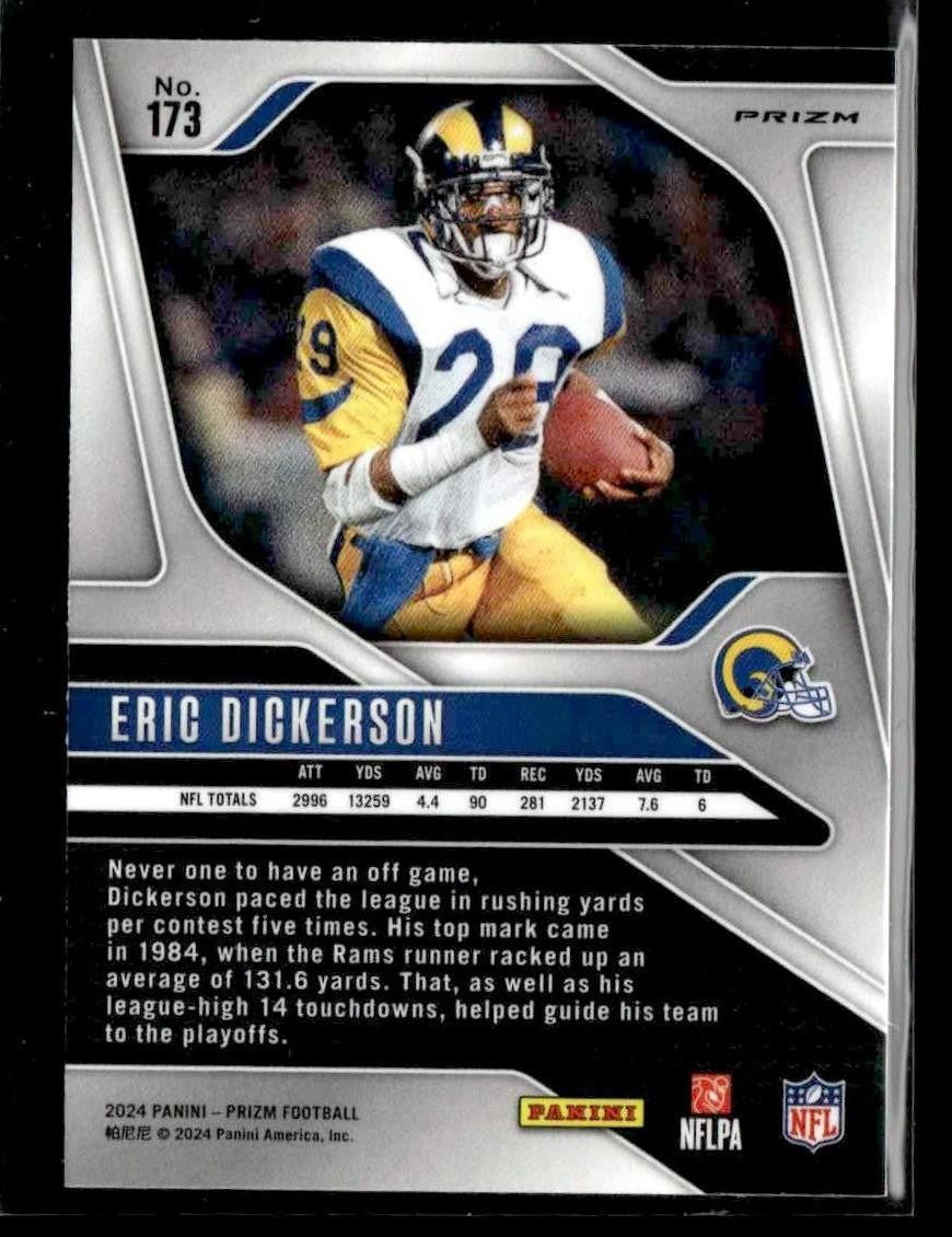 2024 Panini Prizm #173 Eric Dickerson Pink