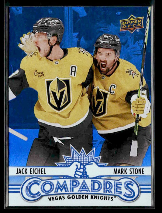 2025-26 Upper Deck #CM-14 Jack Eichel / Mark Stone Compadres