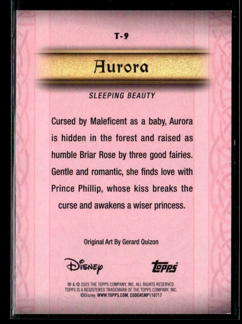 2025 Topps Disney Wonder #T-9 Aurora Tapestries
