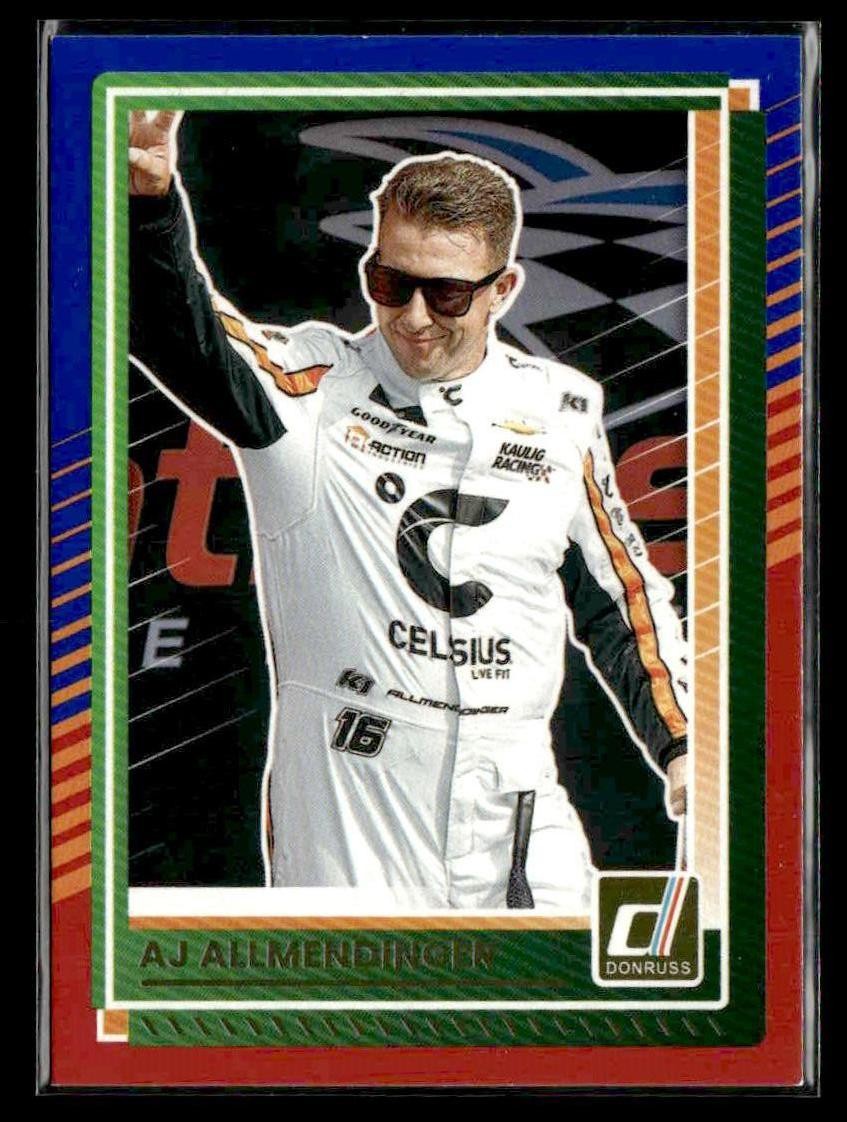 2025 Donruss #25 AJ Allmendinger Red and Blue