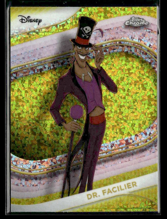 🌟 Dr. Facilier — 2025 Topps Chrome Disney Yellow Mini-Diamonds #31 🌟