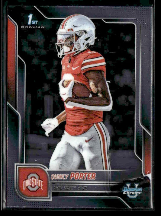 2025 Bowman University Chrome #95 Quincy Porter
