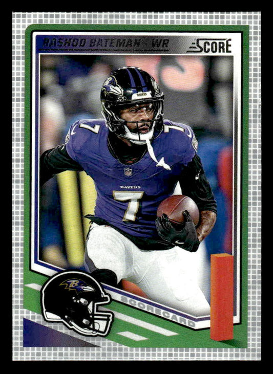 2025 Score #201 Rashod Bateman Scorecard