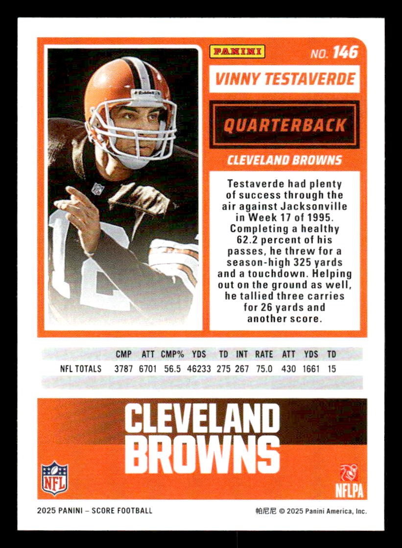 2025 Score-A-Treat #146 Vinny Testaverde
