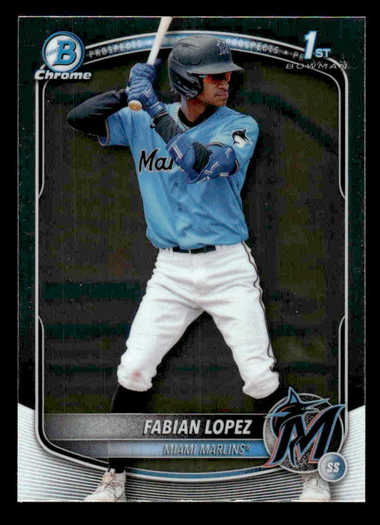 2025 Bowman #BCP-19 Fabian Lopez Chrome Prospects