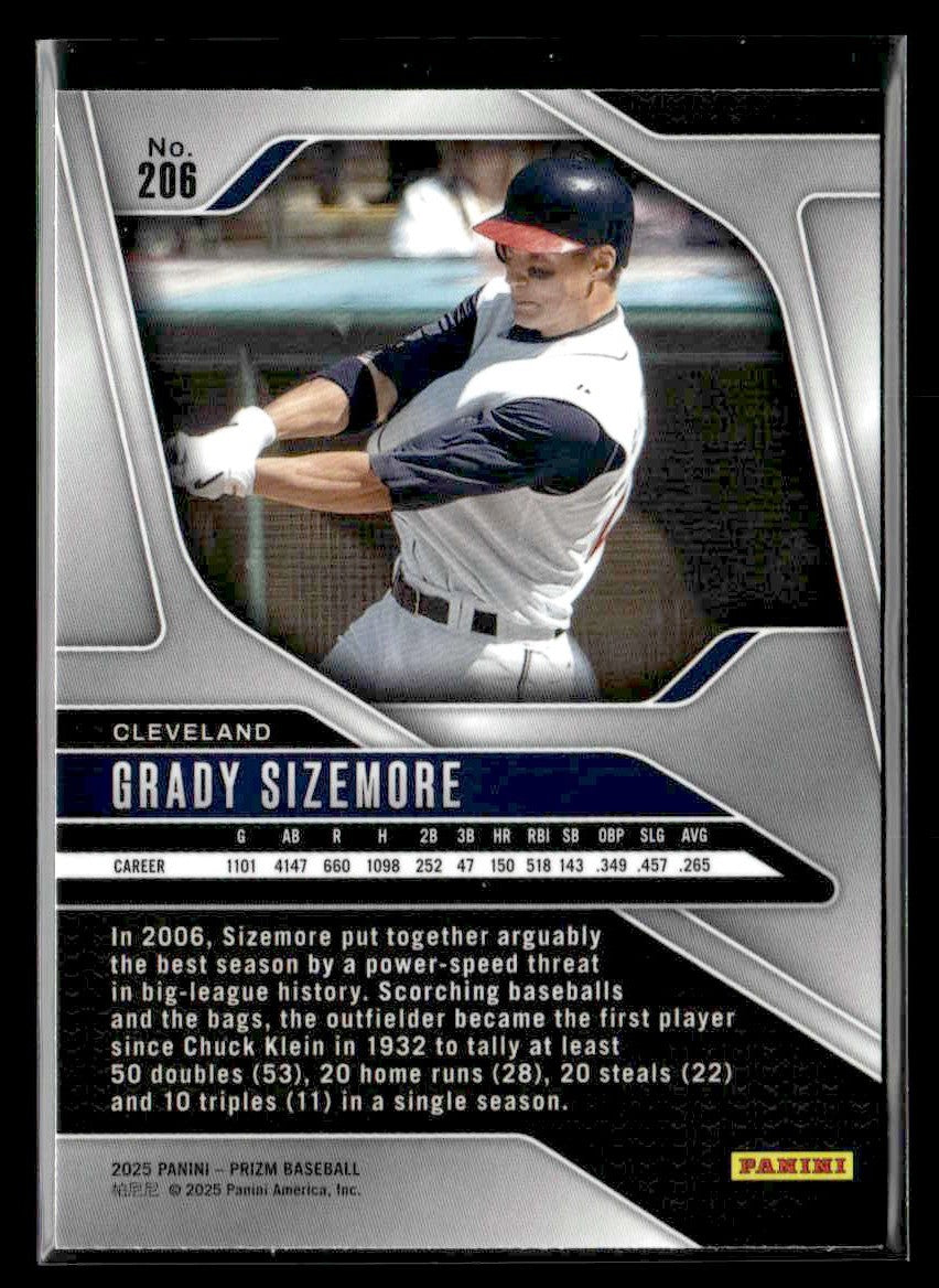 2025 Panini Prizm #206 Grady Sizemore