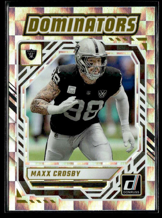 2025 Donruss #DOM-MCY Maxx Crosby Dominators