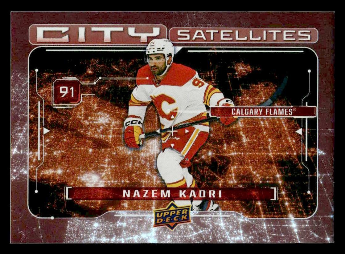 2024-25 Upper Deck #CS-7 Nazem Kadri City Satellites Red #/99
