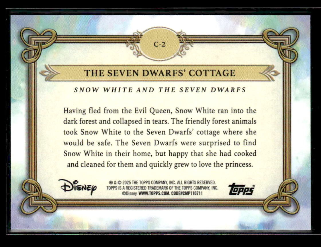 2025 Disney Wonder #C-3 The Seven Dwarfs' Cottage Castles, Cottages, and Casas