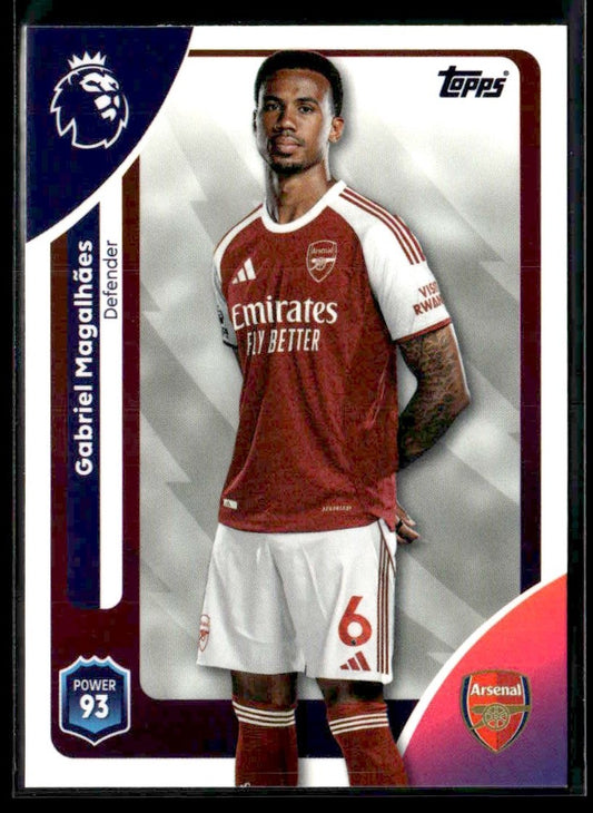 2025-26 Topps Premier League #4 Gabriel Magalhães