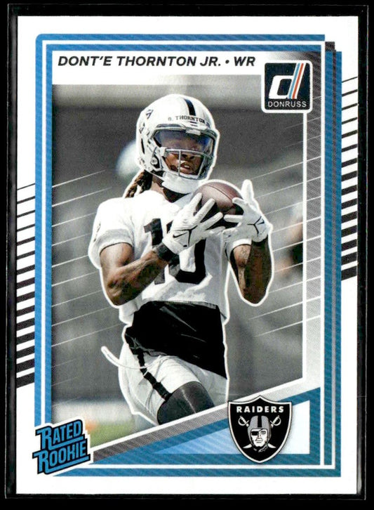 2025 Donruss #349 Dont'e Thornton Jr Rated Rookies