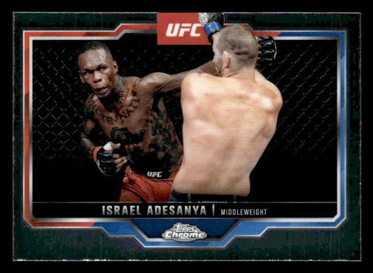 2025 Topps Chrome UFC #3 Israel Adesanya