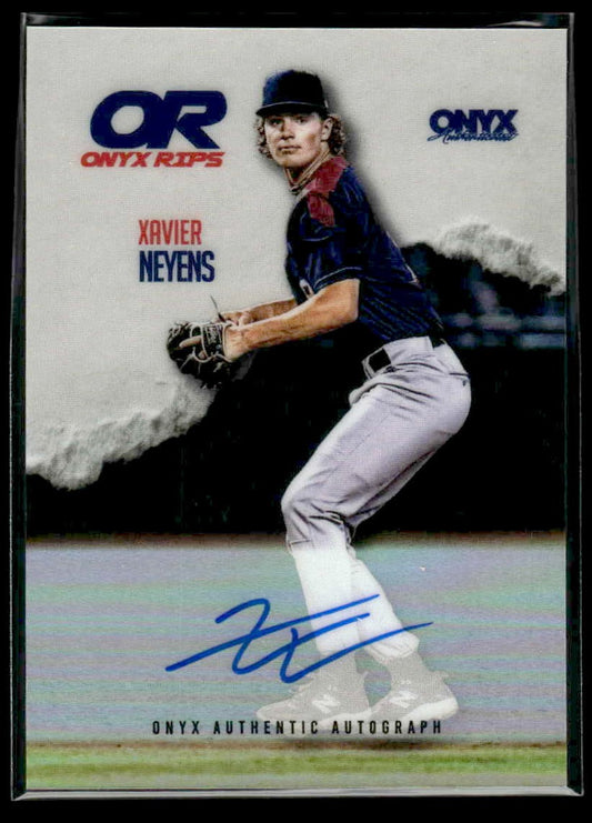 2025 Onyx Rips #RAB-XANE Xavier Neyens Refractor Autographs