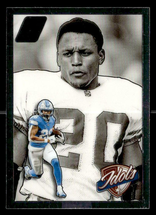 2024 Panini Zenith #5 Barry Sanders / Jahmyr Gibbs Idols