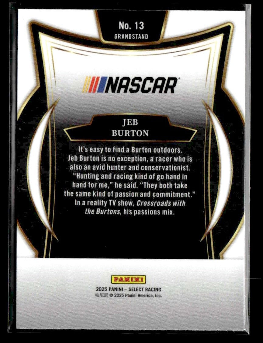 2025 Panini Select #13 Jeb Burton