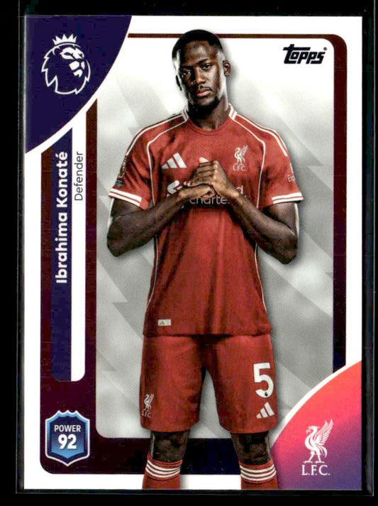 2025-26 Topps Premier League #166 Ibrahima Konaté