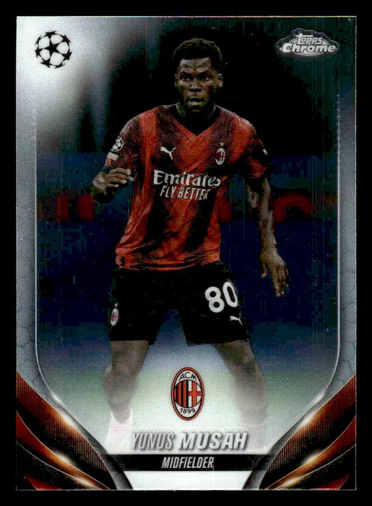 2023-24 Topps Chrome UEFA Club Competitions #89 Yunus Musah