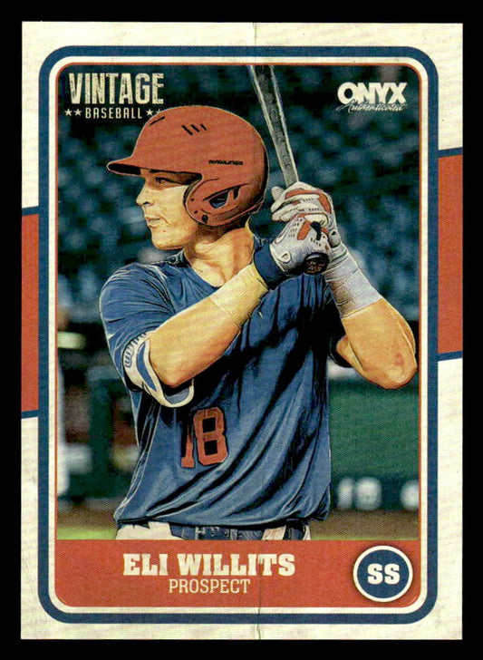 2025 Onyx Vintage #OVELWI Eli Willits