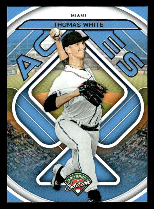 2024 Panini Prospect Edition #5 Thomas White Aces