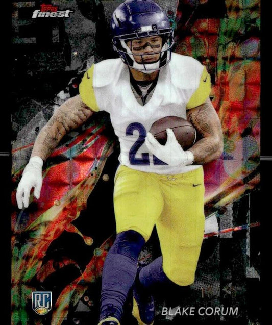 2024 Finest #77 Blake Corum Black Refractor #/25