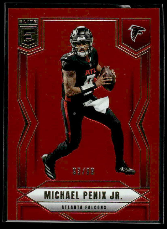 2025 Donruss Elite #47 Michael Penix Jr. Red #/99