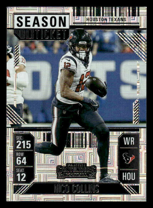 2024 Panini Contenders Football Mojo #41 Nico Collins