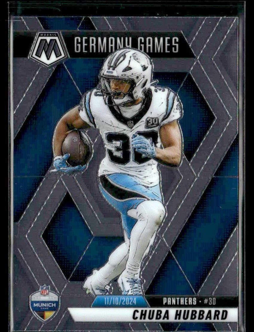 2025 Panini Mosaic #260 Chuba Hubbard