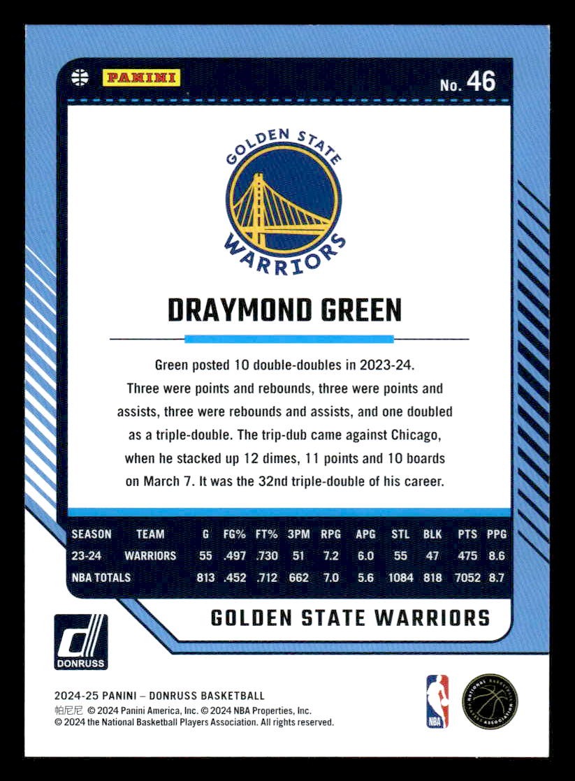 2024-25 Donruss #46 Draymond Green