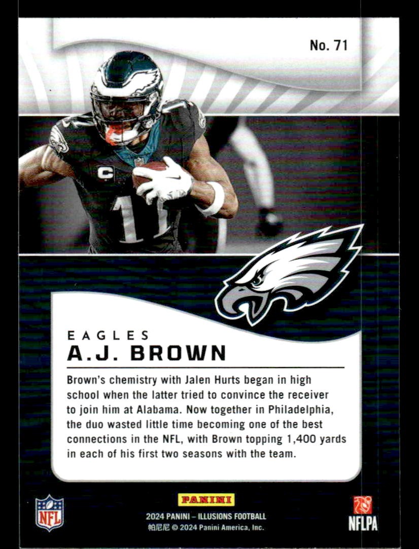 2024 Panini Illusions #71 A.J. Brown