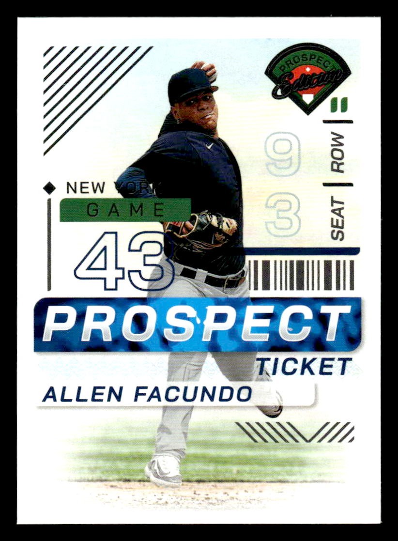 2024 Panini Prospect Edition #2 Allen Facundo