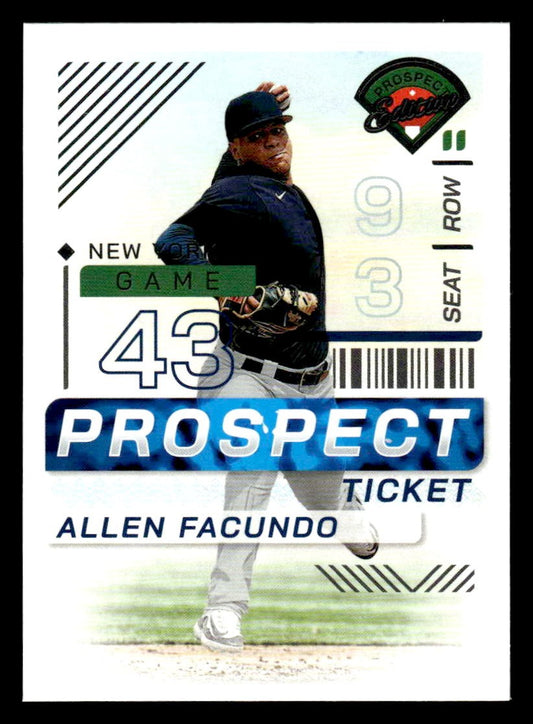 2024 Panini Prospect Edition #2 Allen Facundo