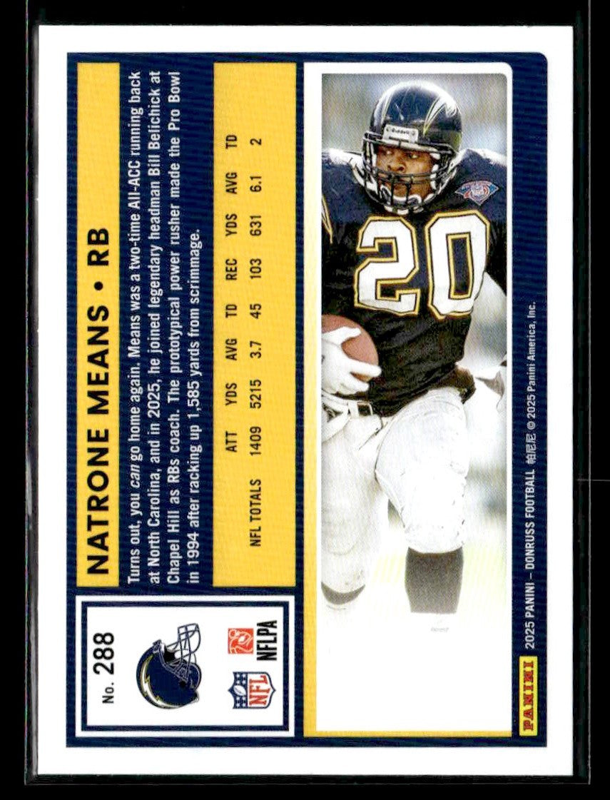 2025 Donruss #288 Natrone Means