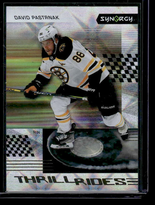 2023-24 Upper Deck Synergy #TR-4 David Pastrnak Thrill Rides