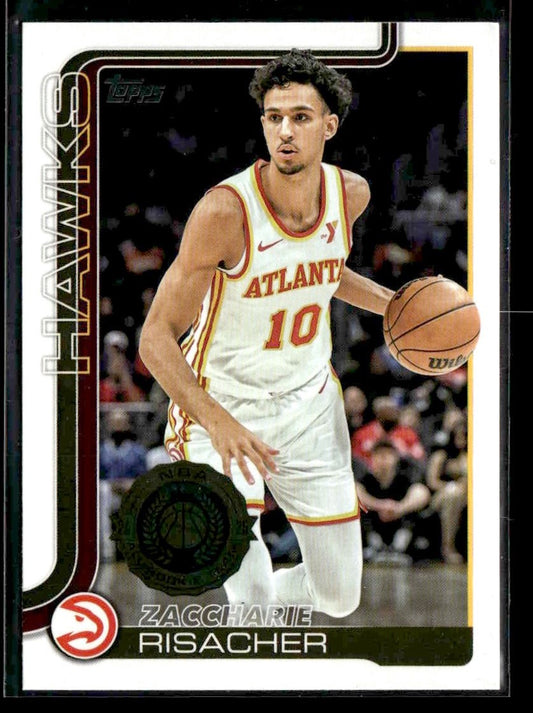 2025-26 Topps #62 Zaccharie Risacher