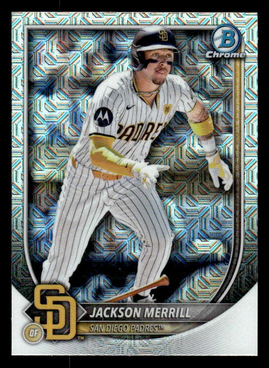 2025 Bowman #64 Jackson Merrill Mega Refractor