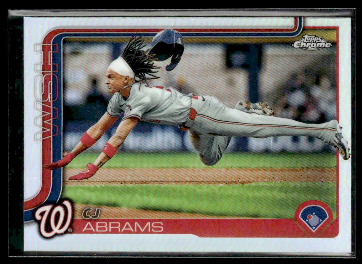 2025 Topps Chrome #176 CJ Abrams Refractors
