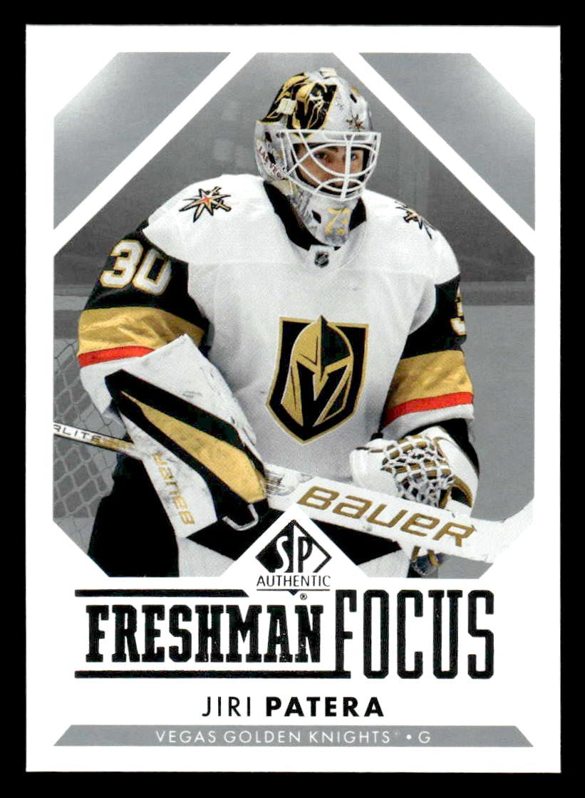 2023-24 SP Authentic #FF-43 Jiri Patera Freshman Focus