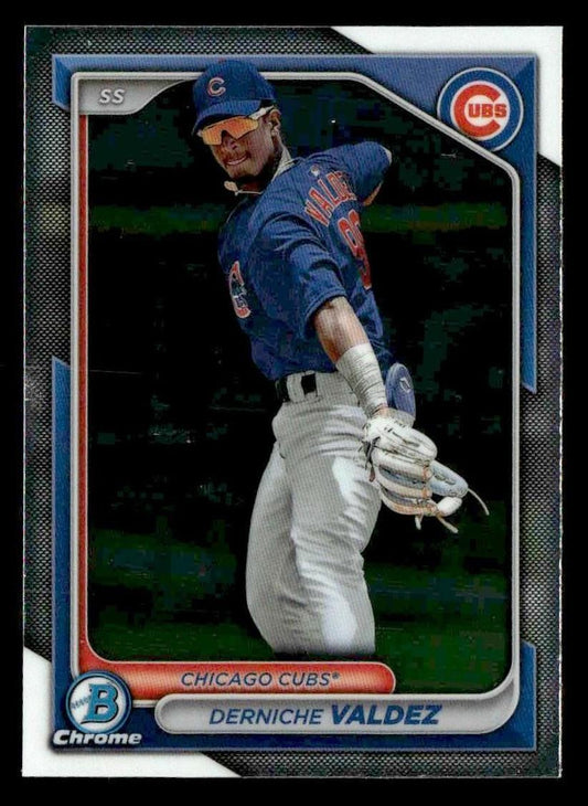 2024 Bowman #BCP-7 Derniche Valdez Chrome Prospects