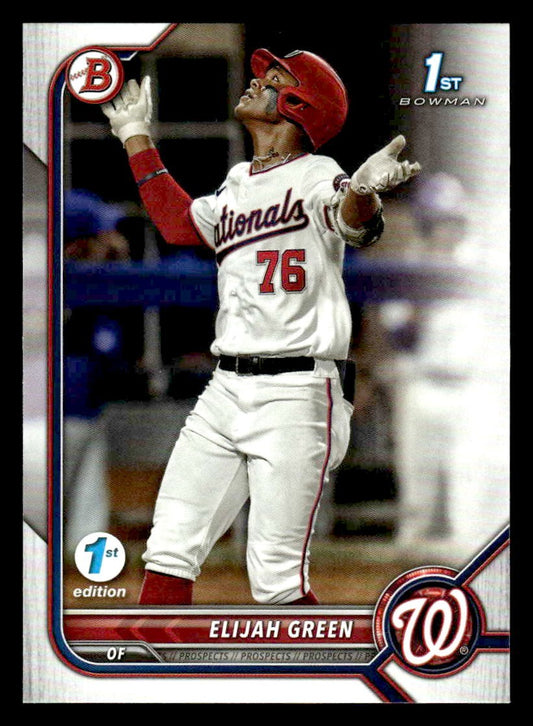 2022 Bowman Draft 1st Edition #BD-23 Elijah Green