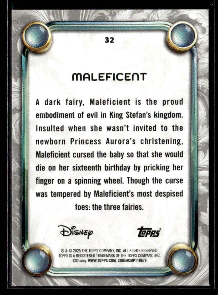 2025 Topps Disney Wonder #32 Maleficent