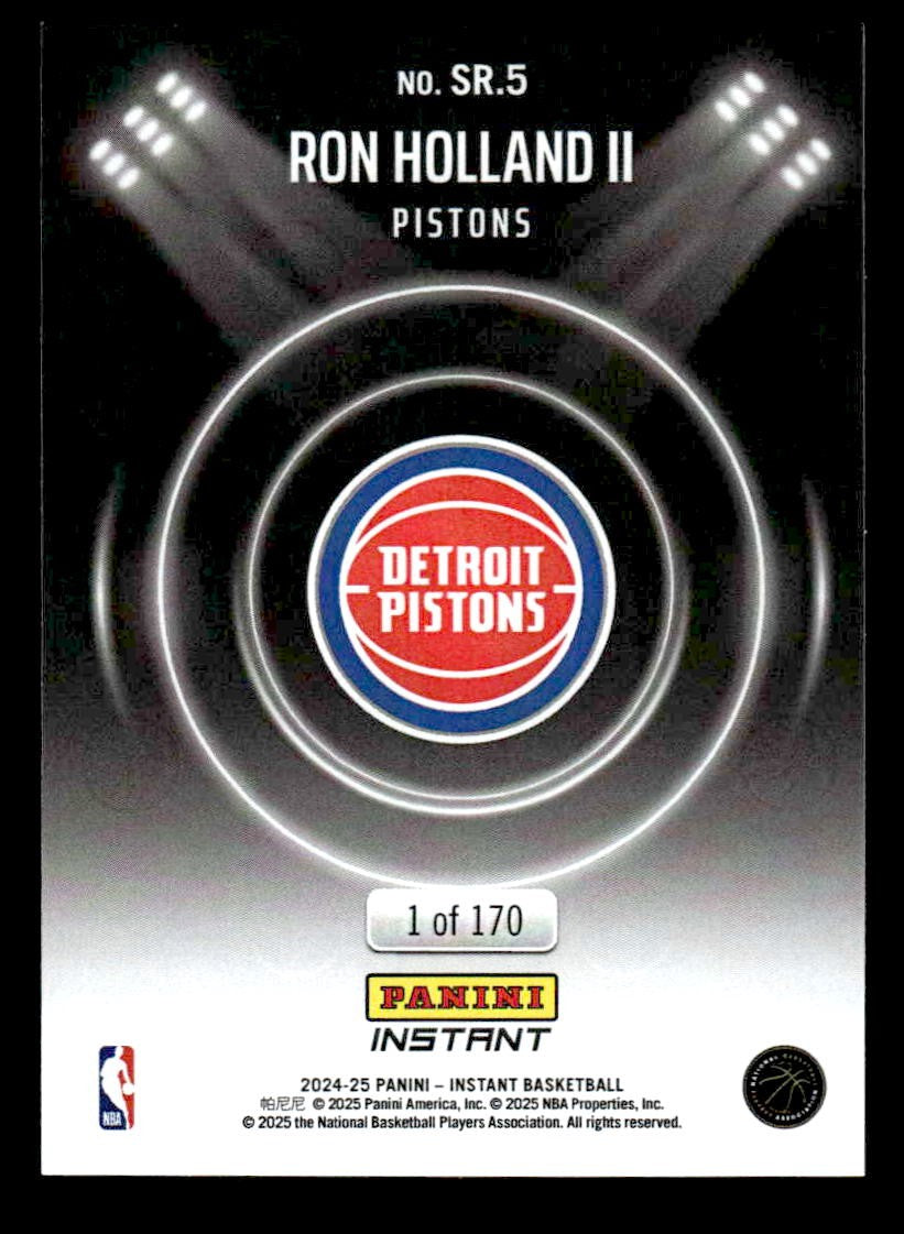 2024-25 Panini Instant NBA Spotlight Rookies #SR.5 Ron Holland II