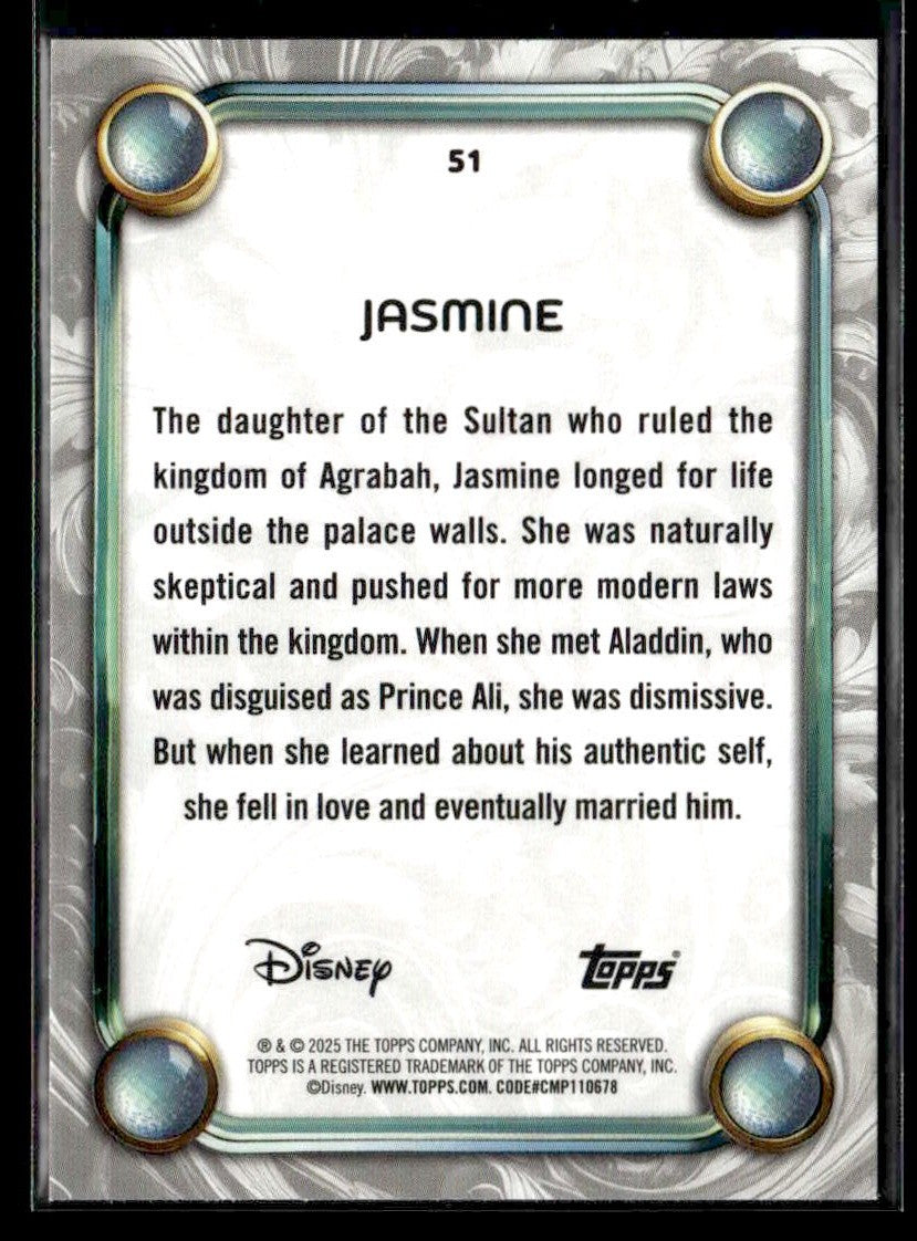 2025 Topps Disney Wonder #51 Jasmine