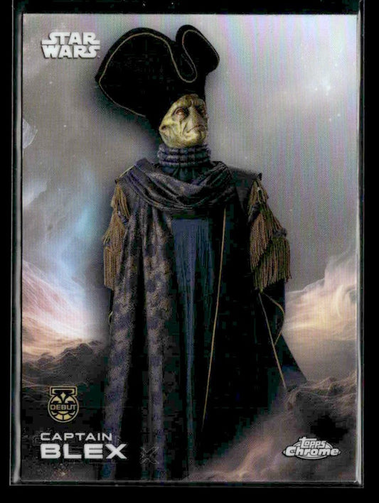 🌟 Captain Blex — 2025 Topps Chrome Star Wars Rainbow Refractor #15 🌟