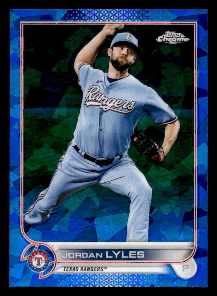 2022 Topps Chrome Sapphire Edition #376 Jordan Lyles
