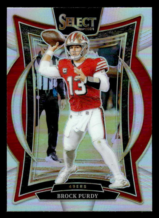 2024 Panini Select #37 Brock Purdy Silver Prizm