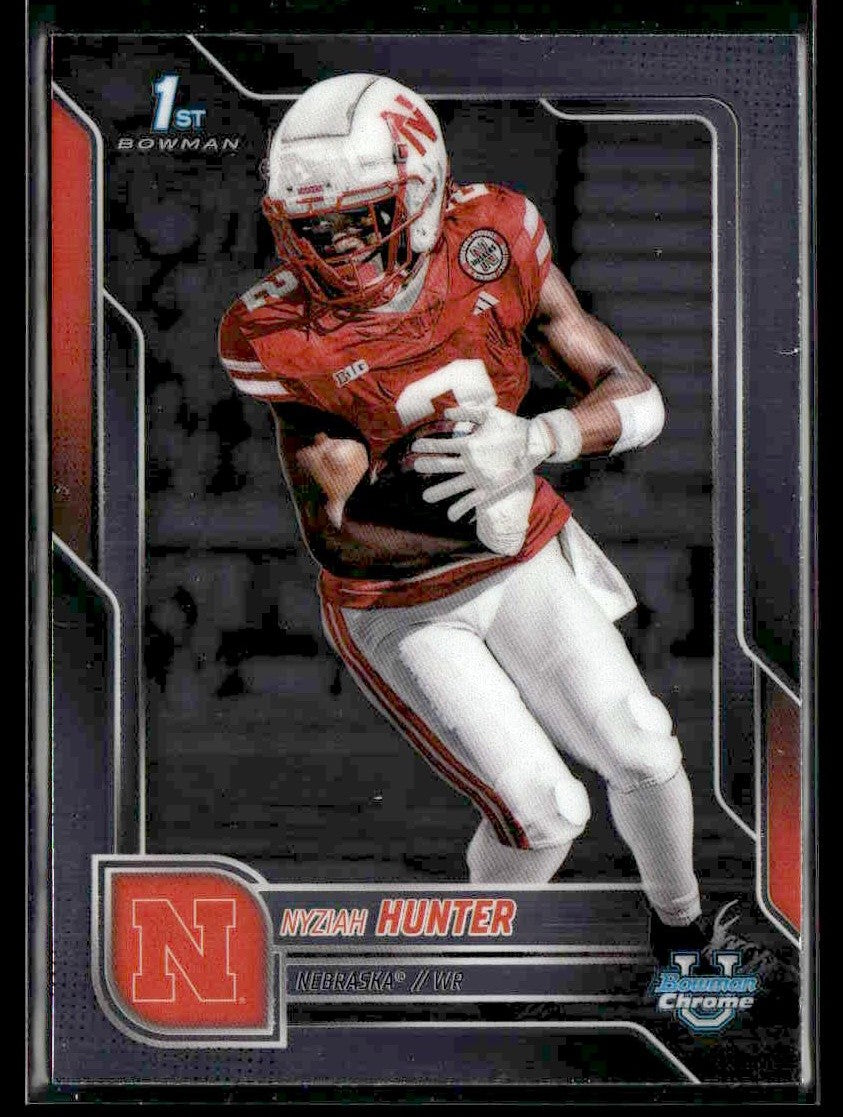 2025 Bowman University Chrome #10 Nyziah Hunter