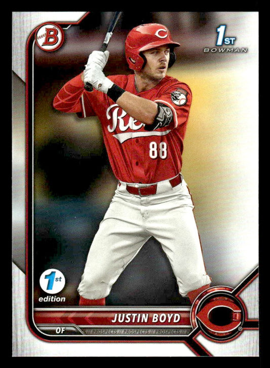 2022 Bowman Draft 1st Edition #BD-13 Justin Boyd