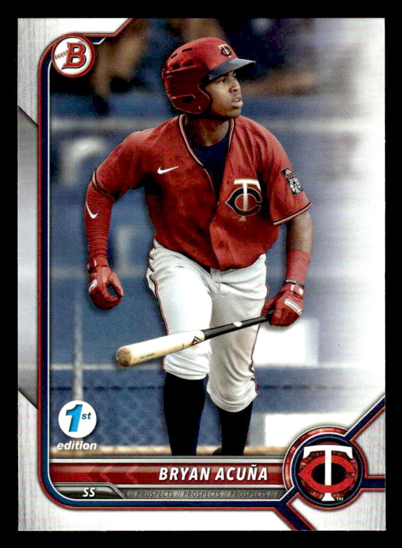 2022 Bowman Draft 1st Edition #BD-19 Bryan Acuña