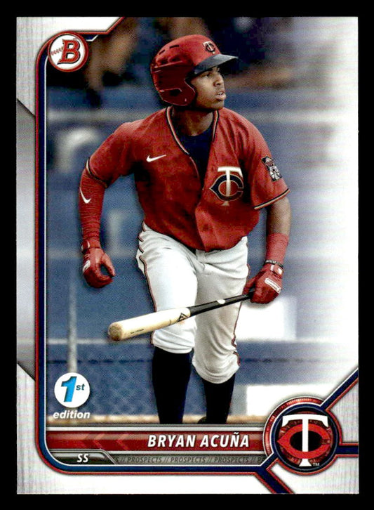 2022 Bowman Draft 1st Edition #BD-19 Bryan Acuña